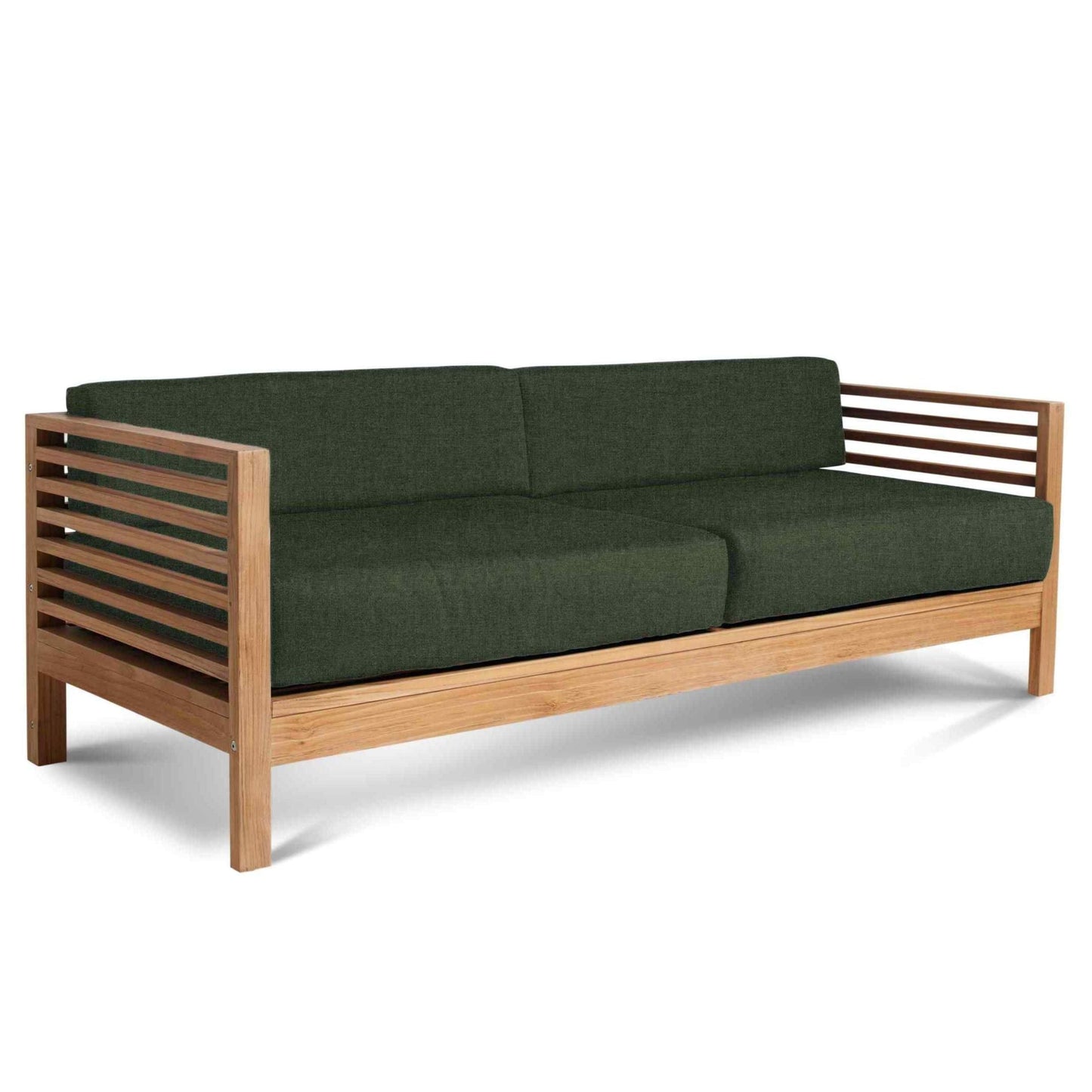Summer Teak Outdoor Sofa with Sunbrella Cushions