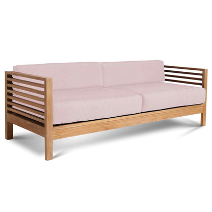 Summer Teak Outdoor Sofa with Sunbrella Cushions