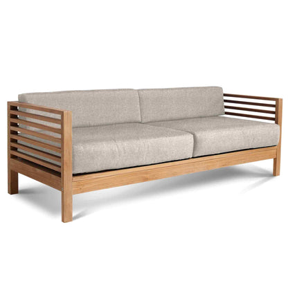 Summer Teak Outdoor Sofa with Sunbrella Cushions