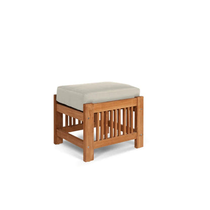 Summer Teak Patio Deep Sofa Set with Subrella Cushion 5PC