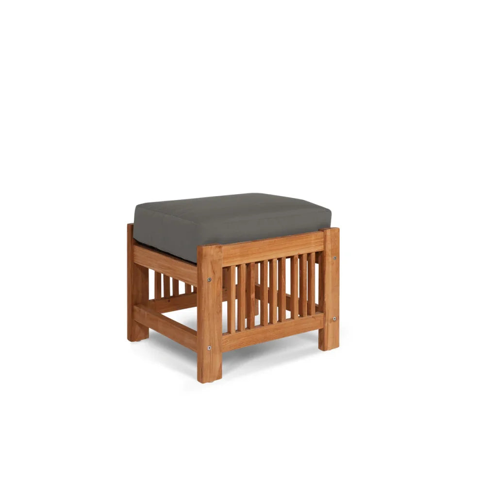 Summer Teak Patio Deep Sofa Set with Subrella Cushion 5PC