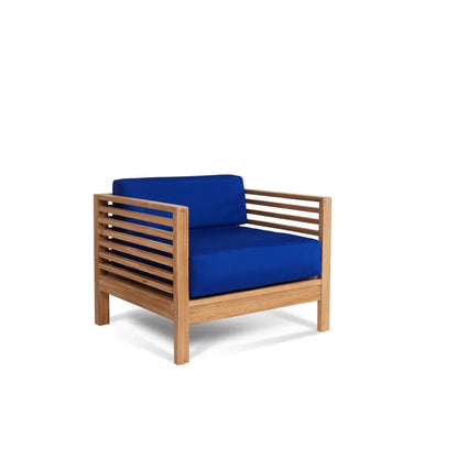 Summer Teak Patio Deep Sofa Set with Subrella Cushion 5PC