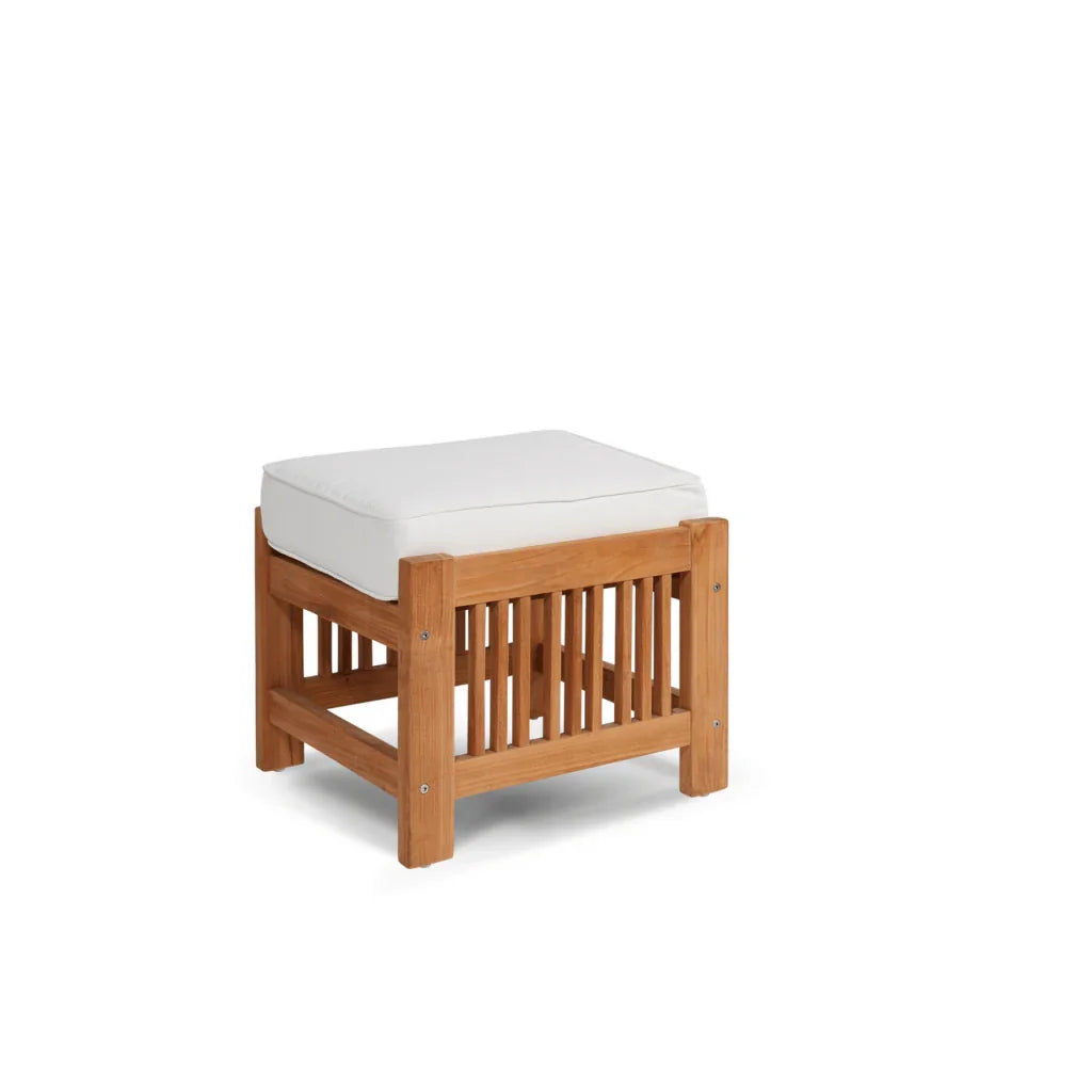 Summer Teak Patio Deep Sofa Set with Subrella Cushion 5PC