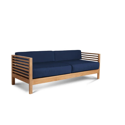 Summer Teak Patio Deep Sofa Set with Subrella Cushion 5PC