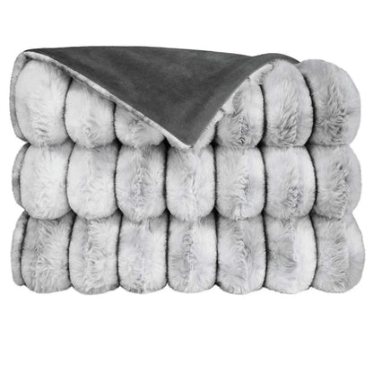 Summit Handcrafted Grey Throw Blanket