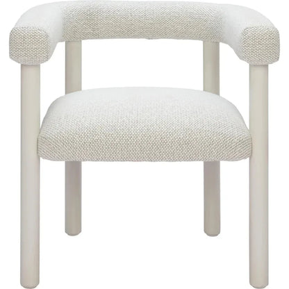 Sunbath Aluminum White Dining Arm Chair 2PC