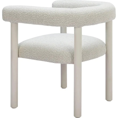 Sunbath Aluminum White Dining Arm Chair 2PC