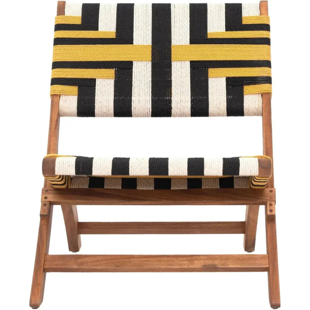 Sunbeam Wood Multicolor Lounge Chair