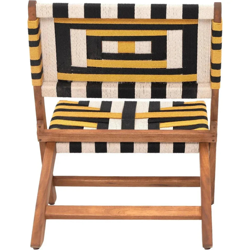 Sunbeam Wood Multicolor Lounge Chair