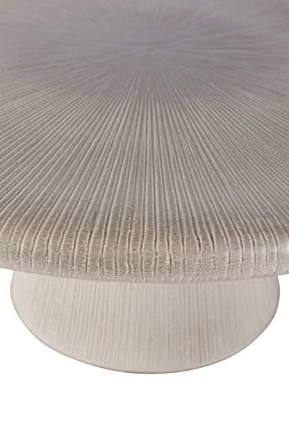 Sunburst Ceramic Patio Coffee Table
