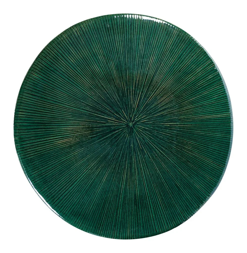 Sunburst Ceramic Patio Coffee Table
