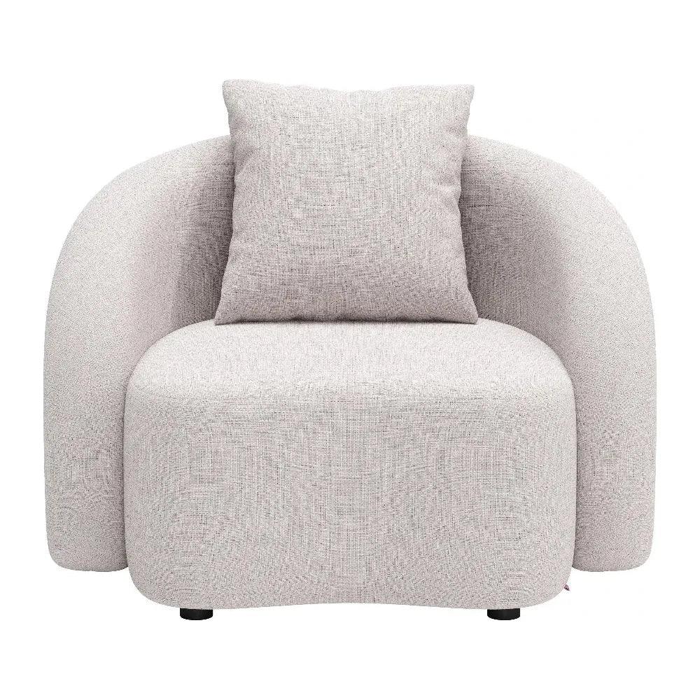 Sunny Isles Beige Armless Accent Chair