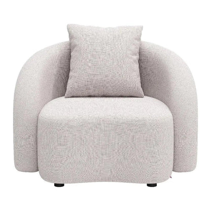 Sunny Isles Beige Armless Accent Chair