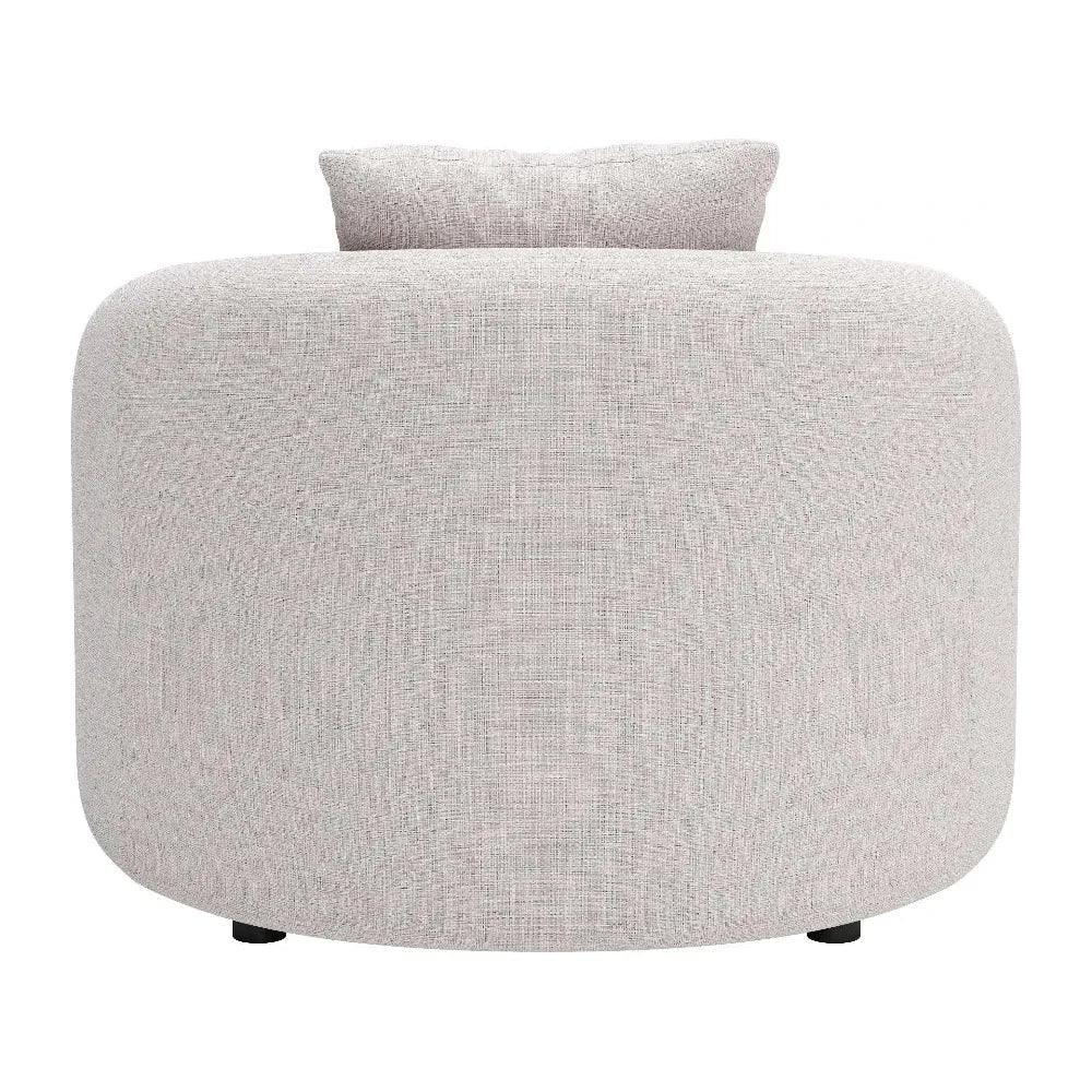 Sunny Isles Beige Armless Accent Chair