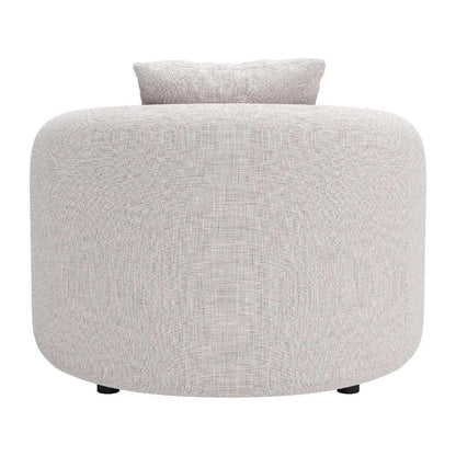 Sunny Isles Beige Armless Accent Chair
