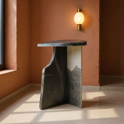 Surya Marble Side Table