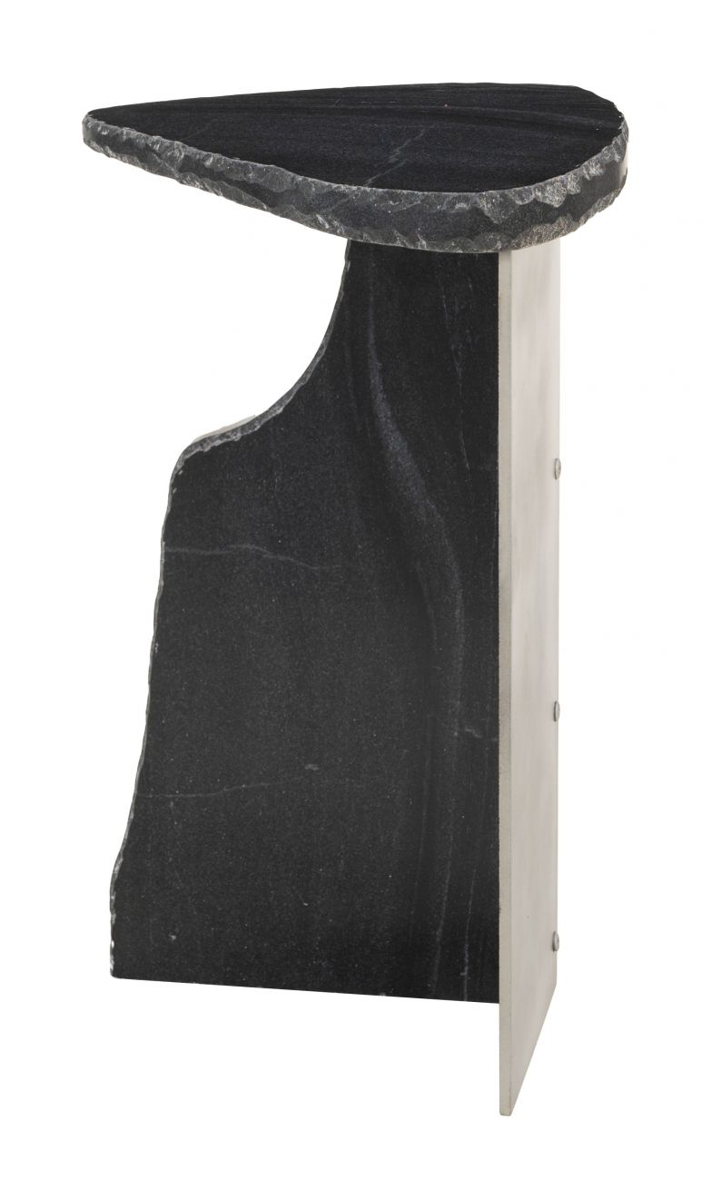 Surya Marble Side Table