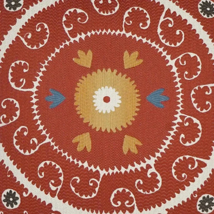Suzandozi Fiesta Global Red Large Throw Pillow Insert