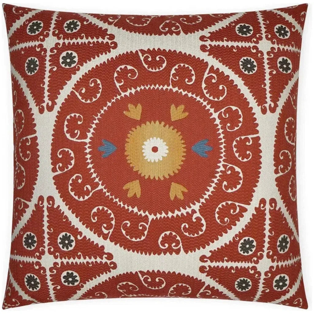 Suzandozi Fiesta Global Red Large Throw Pillow Insert
