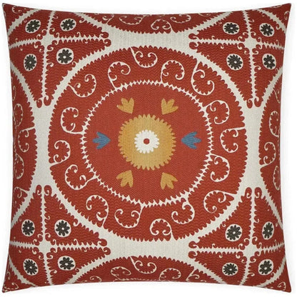 Suzandozi Fiesta Global Red Large Throw Pillow Insert