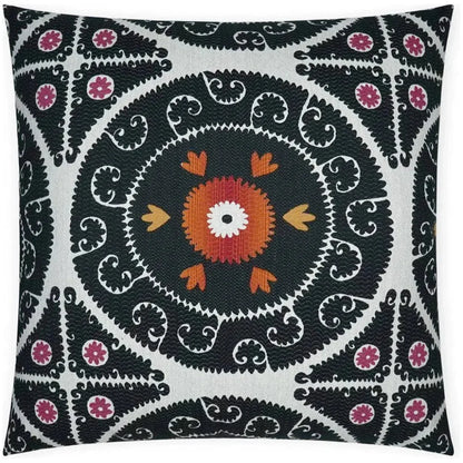 Suzandozi Tuxedo Global Black Large Throw Pillow Insert