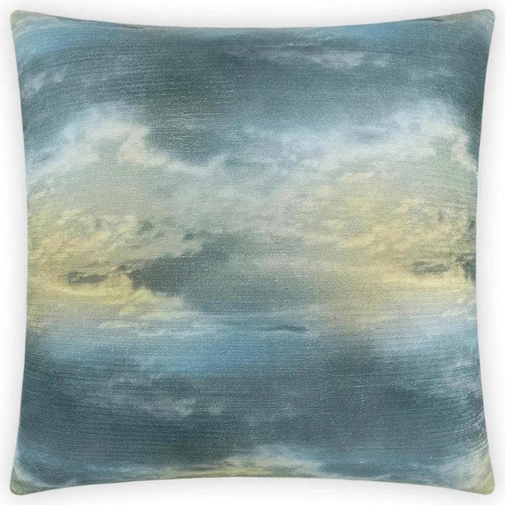Sydney Blue Throw Pillow With Insert