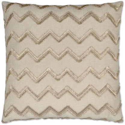 Symmetry Linen Brown Throw Pillow Insert