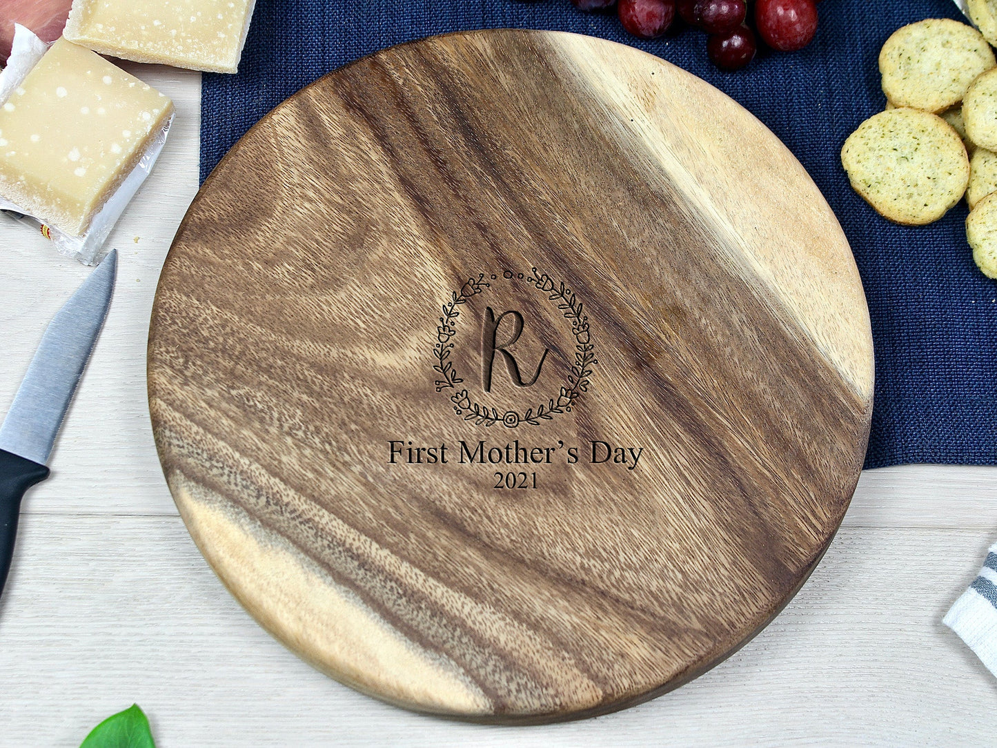Small Round Charcuterie Board