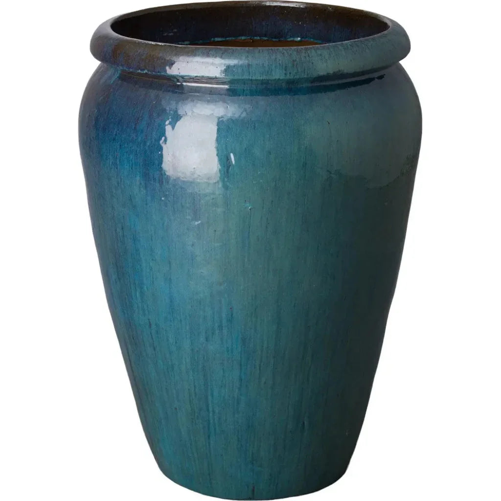 Tall Ceramic Round Planter