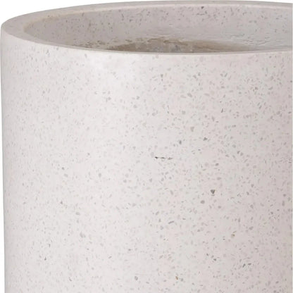 Tall Cylinder Terrazzo Round Planter