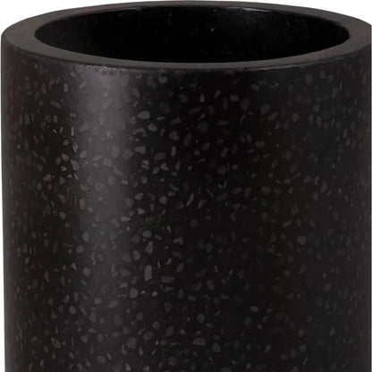 Tall Cylinder Terrazzo Round Planter