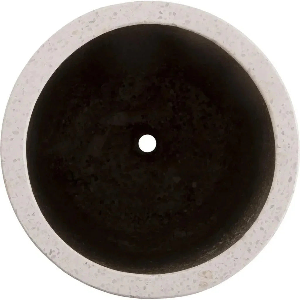 Tall Cylinder Terrazzo Round Planter