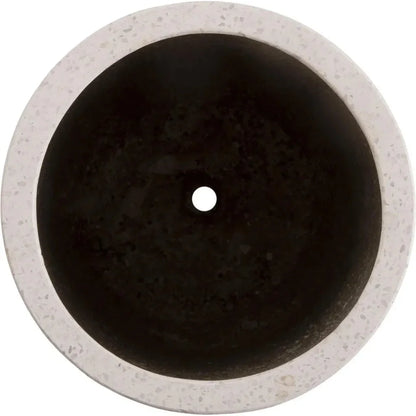 Tall Cylinder Terrazzo Round Planter