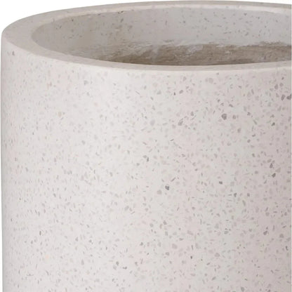 Tall Cylinder Terrazzo Round Planter