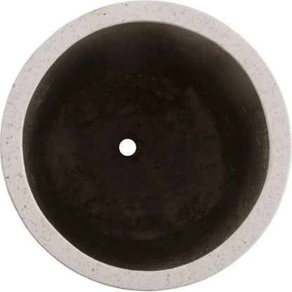 Tall Cylinder Terrazzo Round Planter