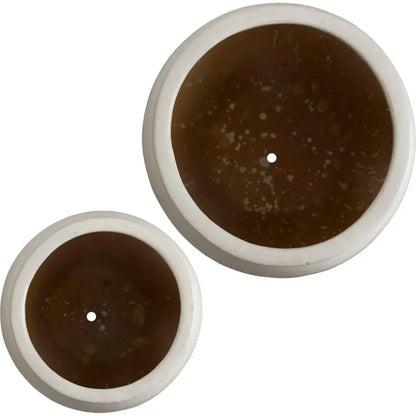 Tall Round Ceramic Planter