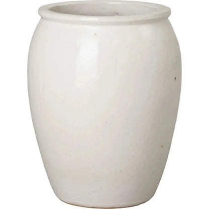 Tall Round Ceramic Planter