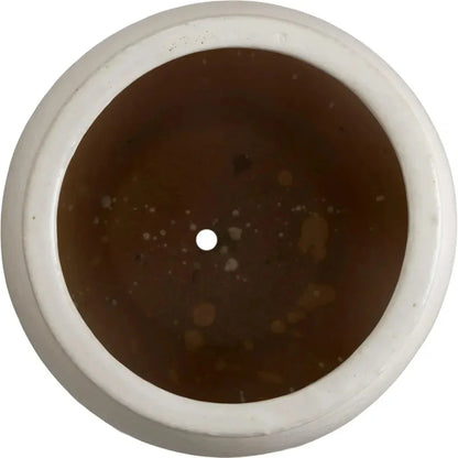 Tall Round Ceramic Planter