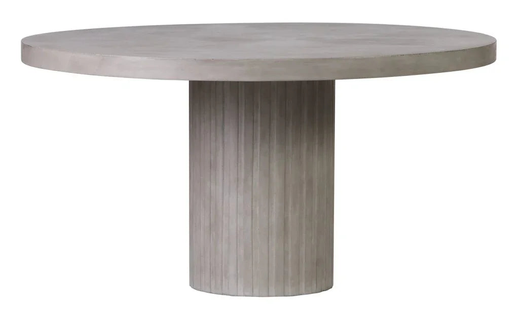 Tama Concrete Round Patio Dining Table
