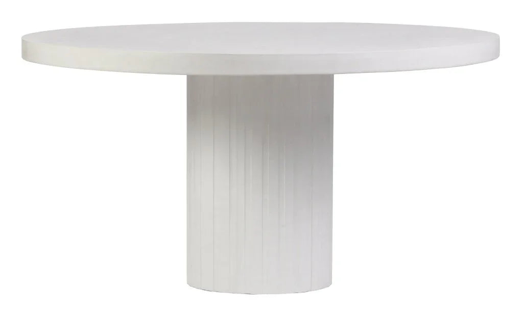 Tama Concrete Round Patio Dining Table