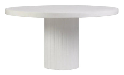 Tama Concrete Round Patio Dining Table
