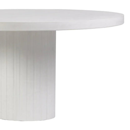 Tama Concrete Round Patio Dining Table