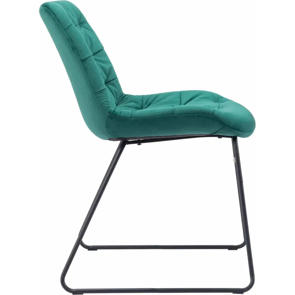 Tammy Performance Fabric Armless Dining Chair 2PC