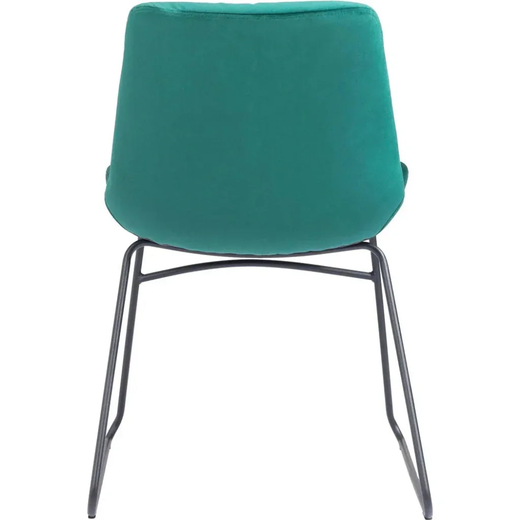 Tammy Performance Fabric Armless Dining Chair 2PC