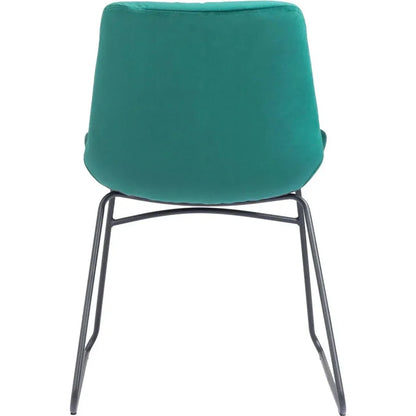 Tammy Performance Fabric Armless Dining Chair 2PC