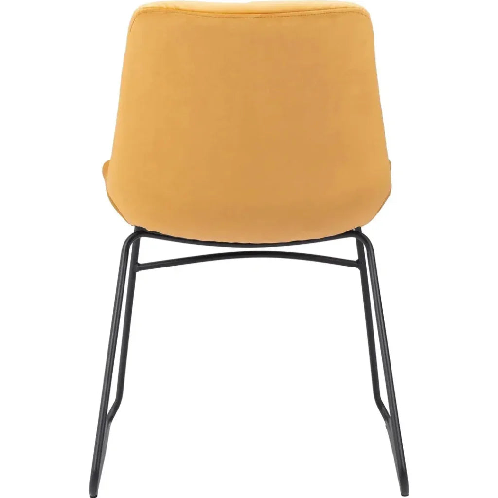 Tammy Performance Fabric Armless Dining Chair 2PC