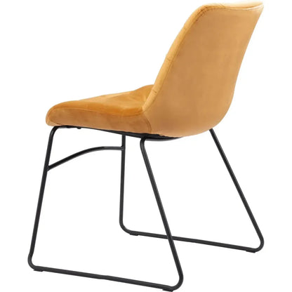 Tammy Performance Fabric Armless Dining Chair 2PC