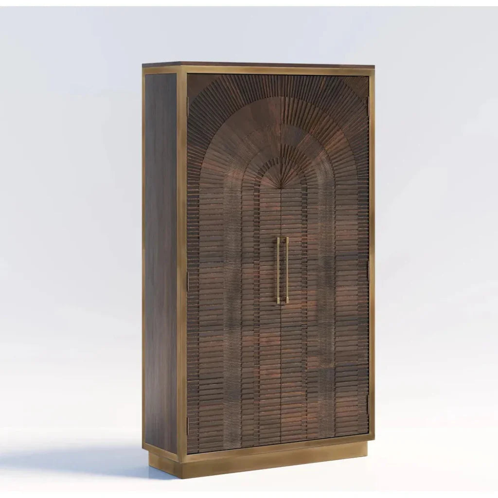 Tamreth Wood Brown Tall Cabinet