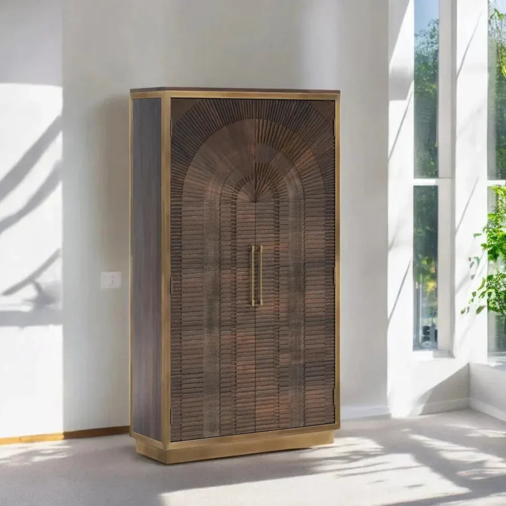Tamreth Wood Brown Tall Cabinet