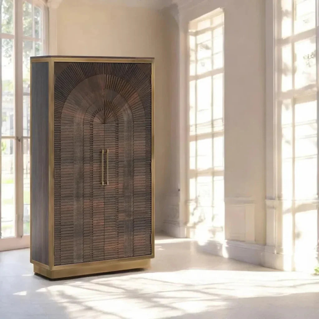 Tamreth Wood Brown Tall Cabinet